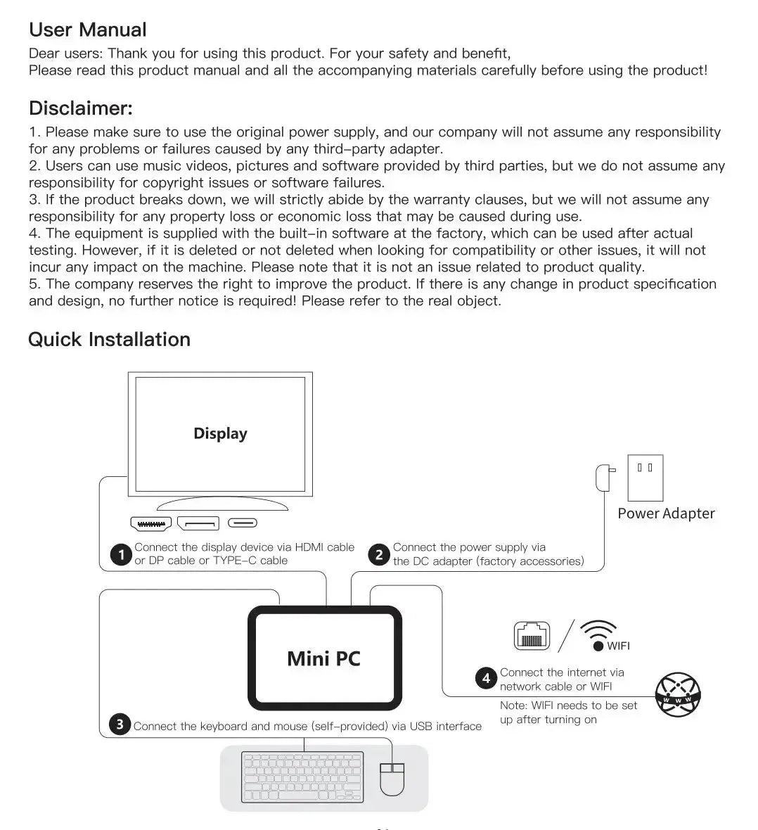 MINI PC Windows 11 Pro intel Core i9 8950HK 16GB RAM 1TB 2TB SSD WIFI 6 BT5.2 Mini Gaming office study Pc 【3 year warranty】 - Mega Store