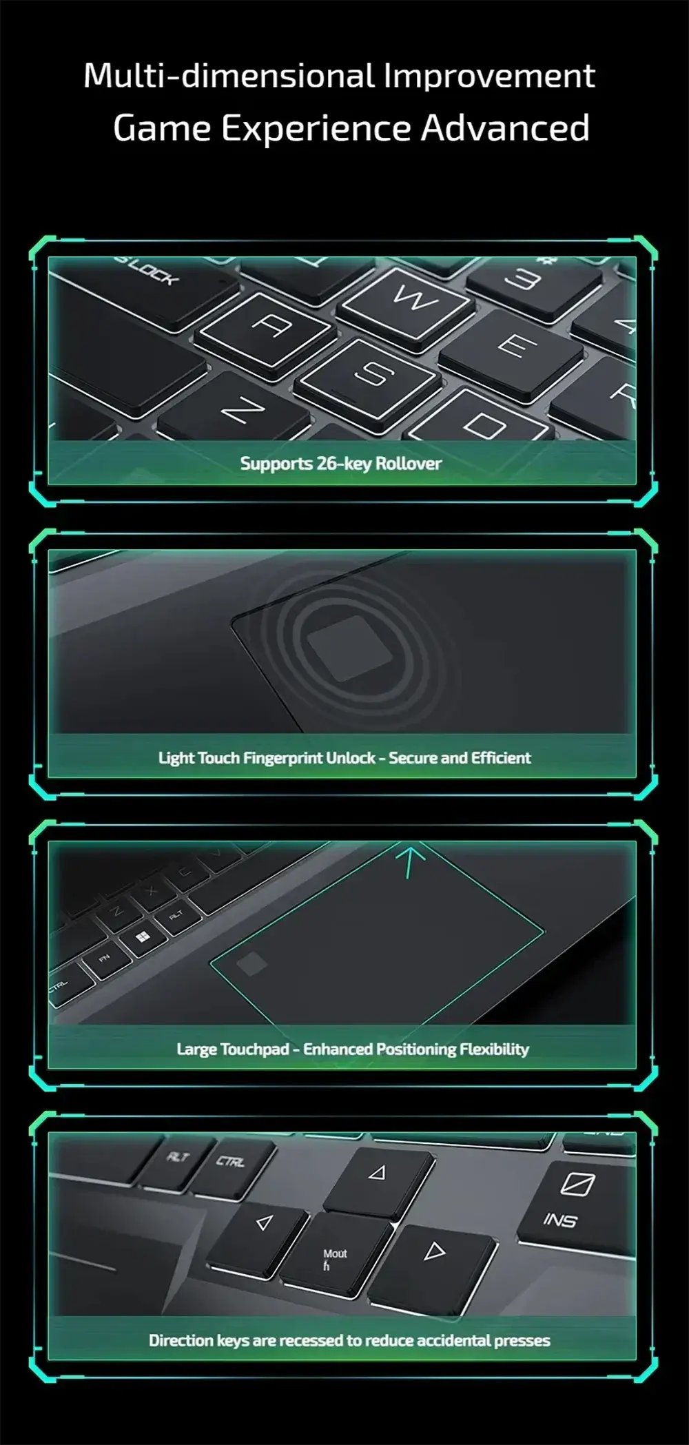 Gaming Laptop 16 inch Intel Core i9-12900H NVIDIA RTX 4060 8G 64GB RMD 4TB SSD DDR5 Windows 11 HD Camera WiFi6 Portable Computer Mega Store 4