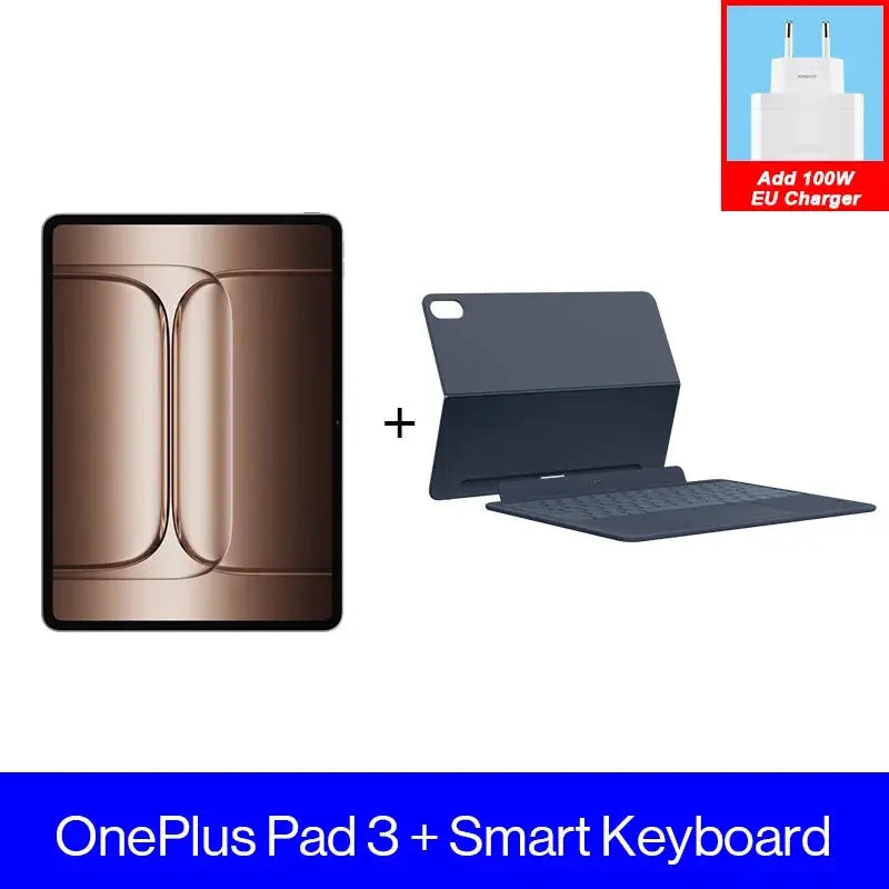 All New OnePlus Pad 3 Global Version Tablet Snapdragon 8 Elite 13.2" 144Hz Display 3.4K Resolution 8 Speakers Wi-Fi 7 Android 15 - Mega Store