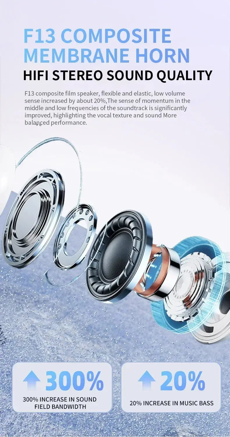 Original Wireless bluetooth headphone noise canceling earphone HIFI stereo headset earbuds bluetooth for xiaomi Huawei Air pods Mega Store 4