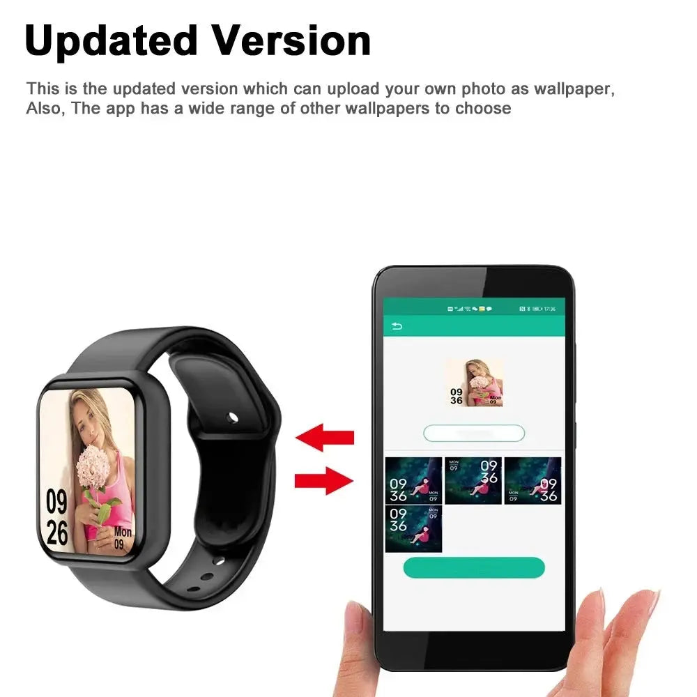 Smartwatch Men Women Wristwatches Smart Watch Message Fitness Monitor Bracelet Birthday Gift Electronic Clock For Android IOS Mega Store 4