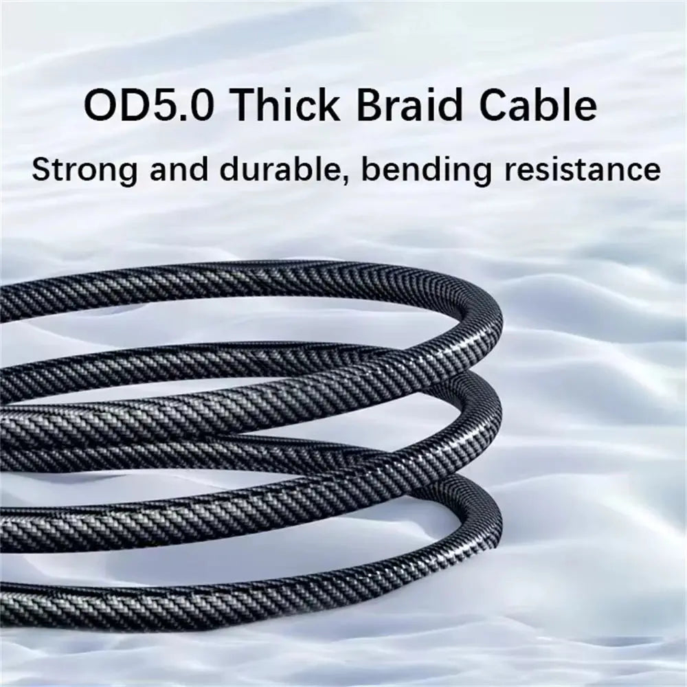 NNBILI 120W Type C to Type C Cable Phone Super Fast Charging Cable With LED Display USB To Type-C Data Cord For huawei oppo vivo Mega Store 4