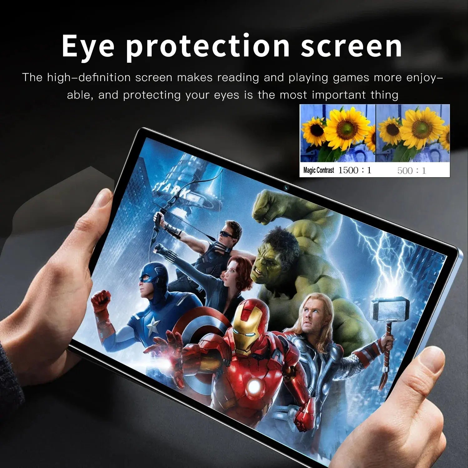10.1 Inch Tablet  Android 13 Octa Core 4GB RAM 64GB ROM IPS Screen 5000MAH Battery GMS 3G Networ Wi-Fi 1TB Expand - Mega Store