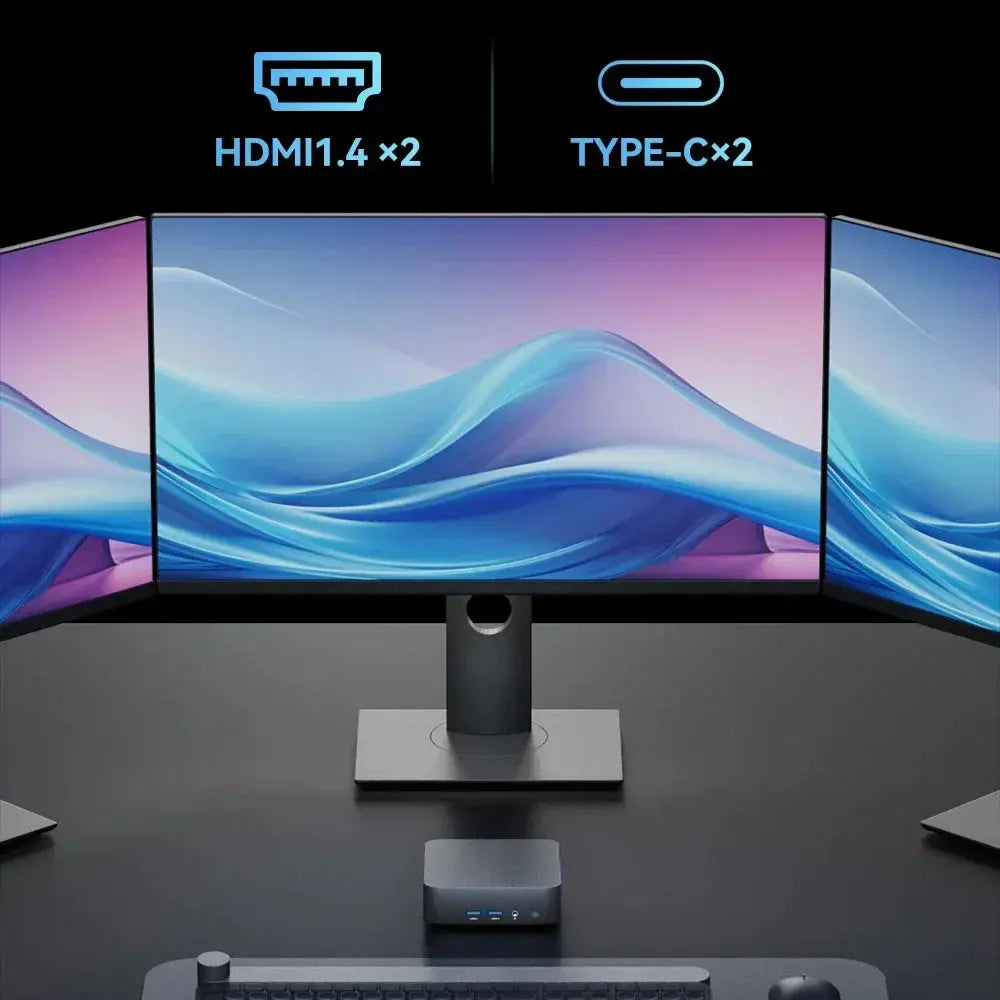 Portable i9 Mini PC Gamer Intel Core i9 8950HK Windows 11 Mini Computer 16GB DDR4 512GB 1TB SSD 1000M Ethernet Gaming PC Desktop - Mega Store