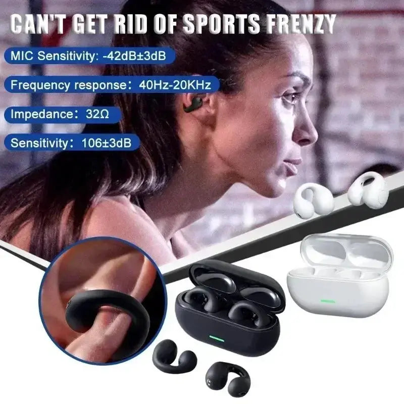 New Original T75 Bone Conduction Wireless Bluetooth 5.3 Headphones Sports Earphones HiFi Sound Quality Waterproof TWS Headset Mega Store 4