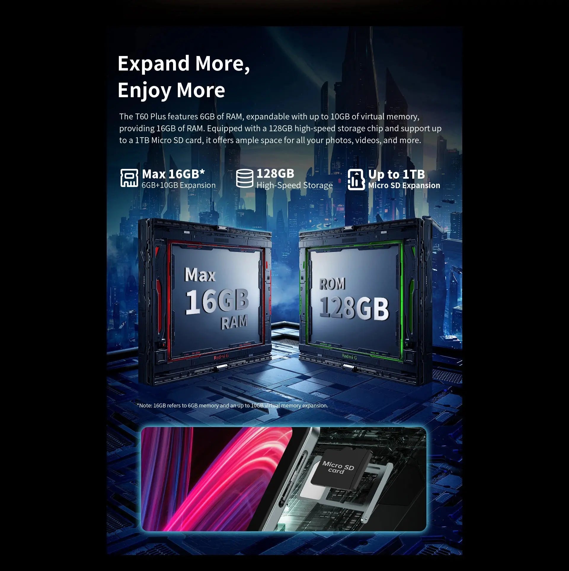 Teclast T60 Plus Tablets 12" 90Hz 2K Display Android 14 L1 MTK Helio G88 6GB/128GB 8000mAh Battery 4G LTE Global Version Tab2025 - Mega Store