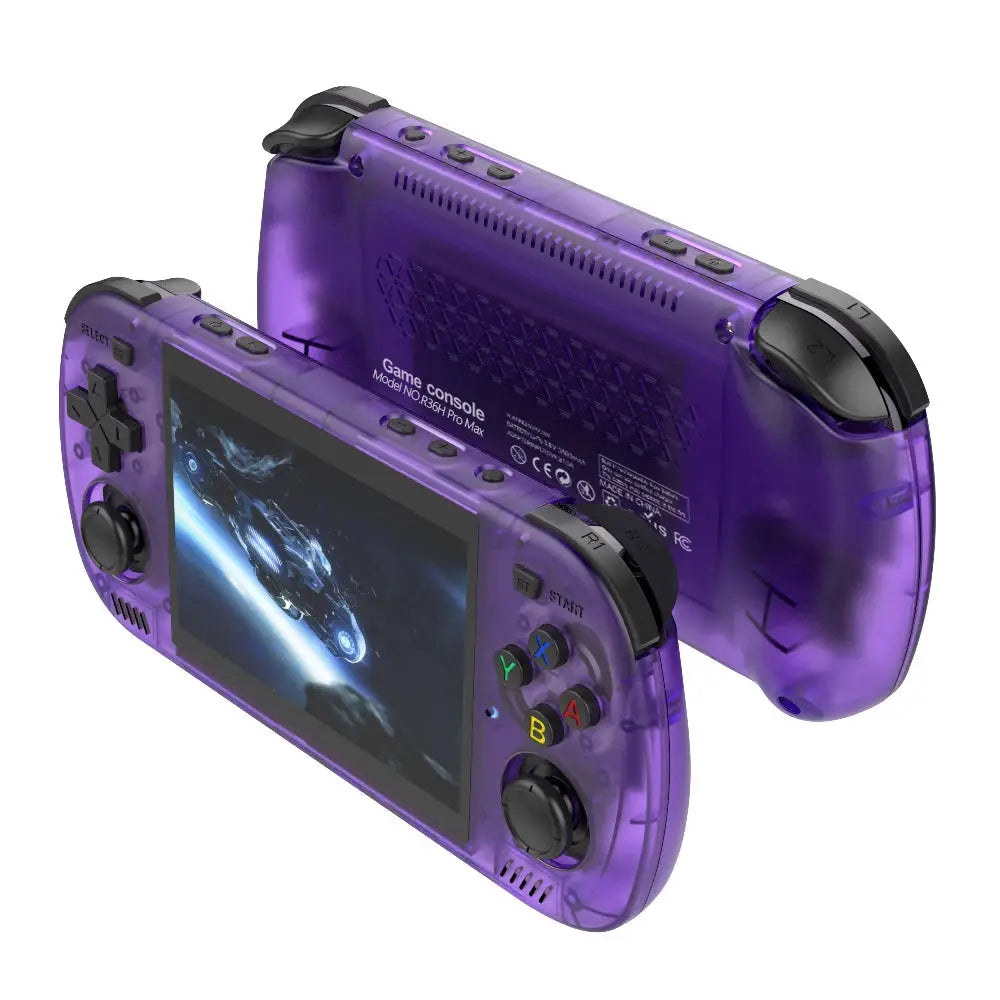 R36H PRO MAX Retro Portable Gaming Console, powered by Linux, features a 4.2-inch IPS display and integrates the 64GB portable v Mega Store 4