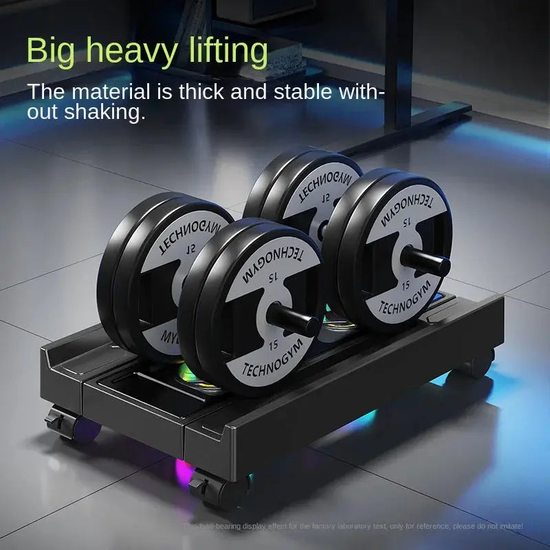 Mobile PC Tower Stand Adjustable Computer CPU Holder Telescopic Desktop Stand CPU Cart with RGB Cooling Fan Heat Dissipation Mega Store 4