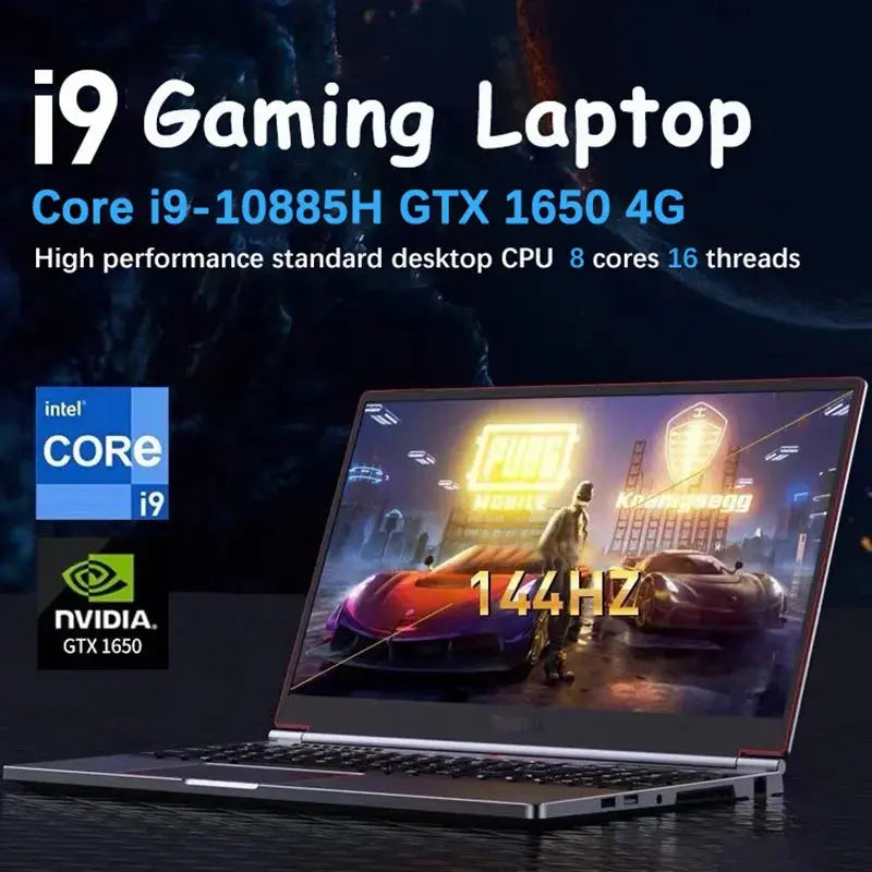 YSJMNPC Gaming Laptop Computer Intel Core i7-8750H GTX1650 16 Inch IPS Screen 144Hz Refresh Rate RGB Keyboard WiFi Mega Store 4
