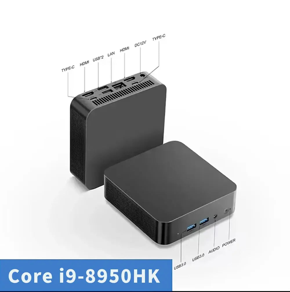 Mini PC Windows 11 pro  Core i9 8950HK 16GB DDR4 1TB SSD PC Gamer Computer Dual WIFI 6 BT5.2 4K HD Mini gaming Pc - Mega Store
