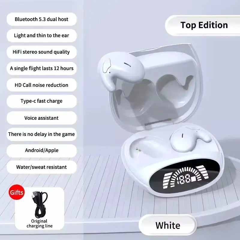 Wireless Bluetooth Earphone Noise Cancelling Earbuds in Ear Buds Mini TWS Headphone Headset Blutooth Phone Blootooth Cellphone Mega Store 4