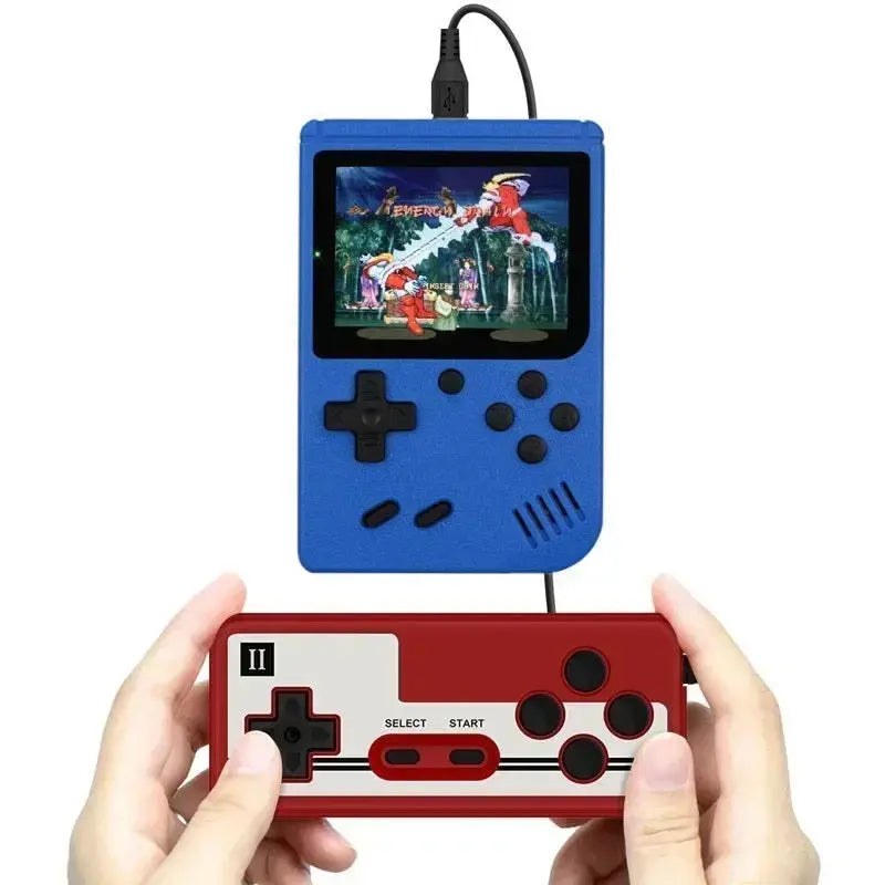 Mini Game Console for  - 3 Inch LCD, 400+ 8-Bit Games, Portable & Rechargeable Handheld Gaming Gift - Mega Store